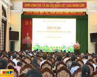 Hội nghị Báo cáo viên Thành phố Hà Nội tháng 7/2023